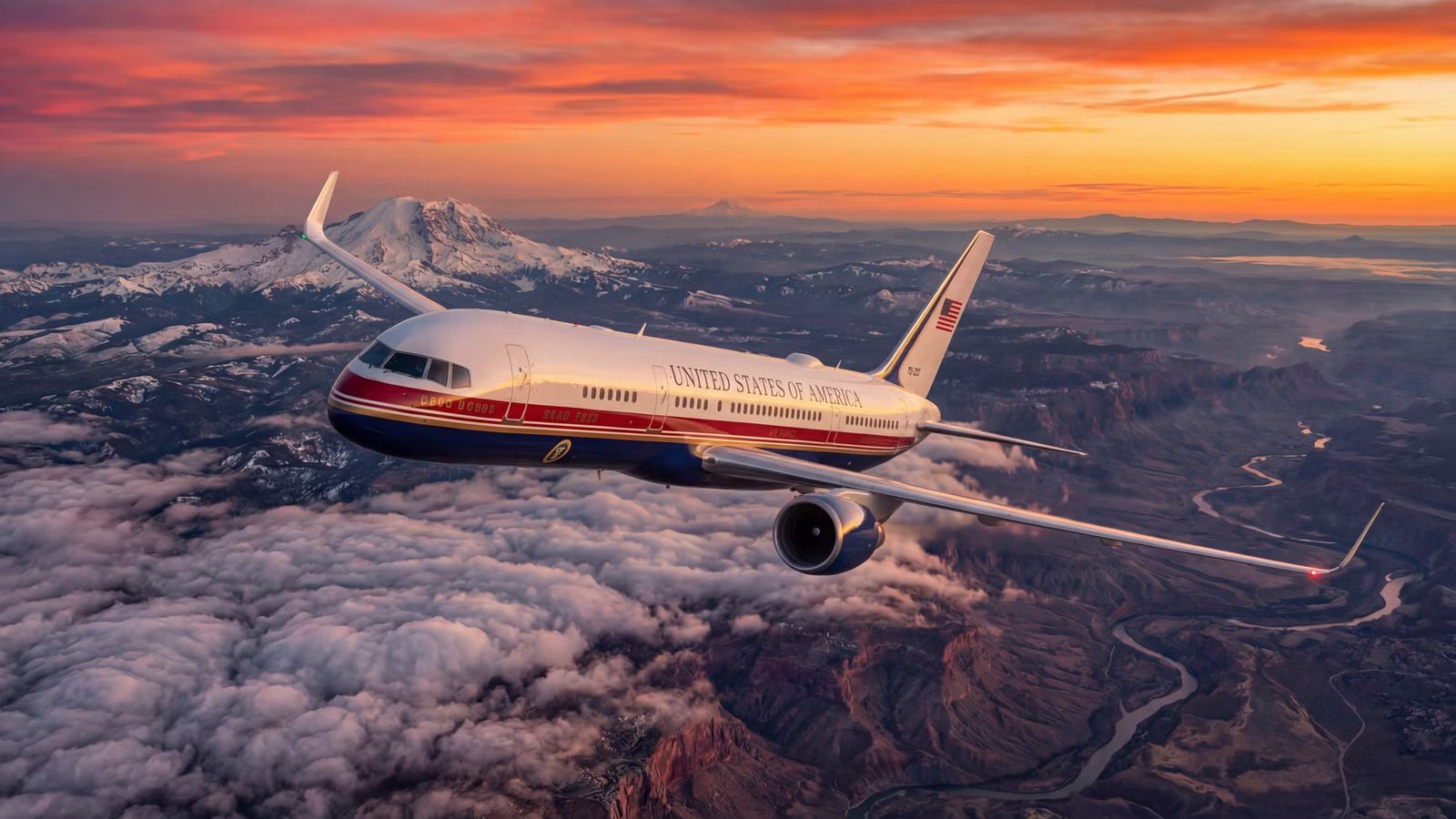 C-32 Appears In Trump’s New Air Force One Livery