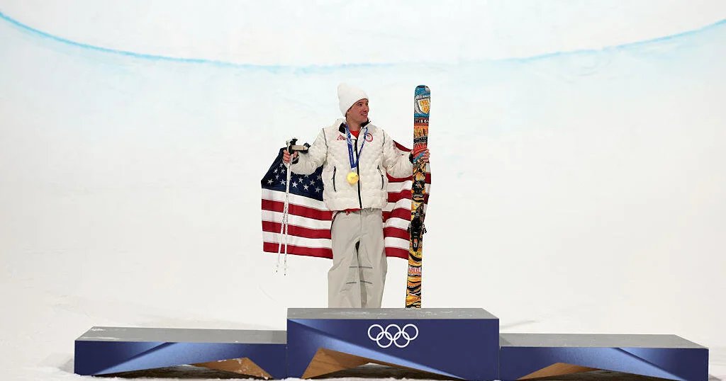 American Alex Ferreira wins his first Olympic gold in freeski halfpipe