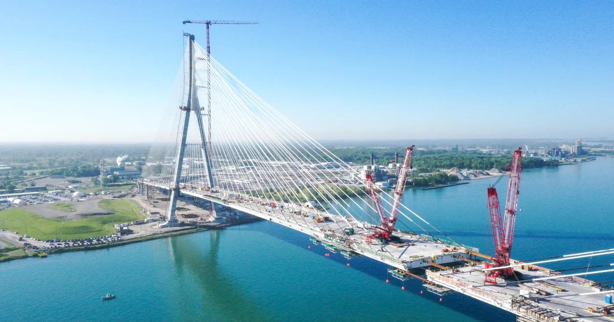 Trump threatens to block opening of Gordie Howe border bridge between Detroit and Canada