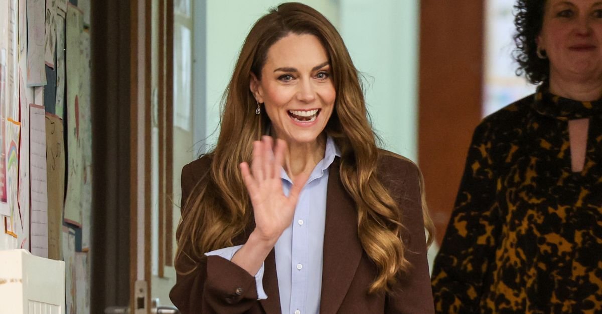 Kate Middleton Knows the Blue and Brown Colour Trend is About to Take Off