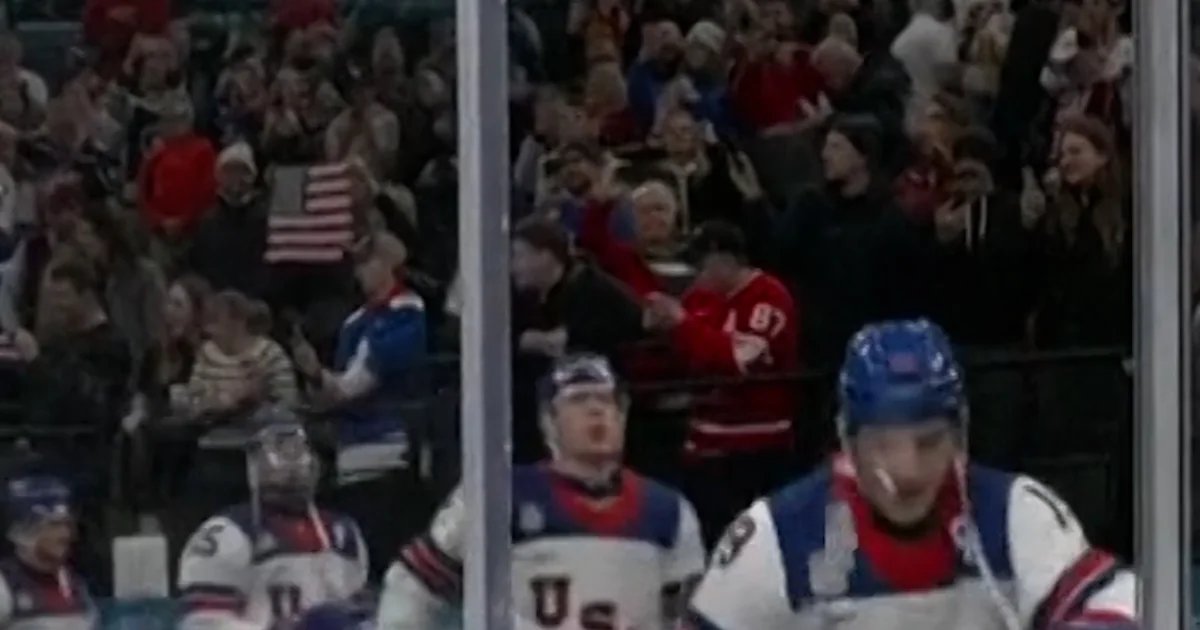 Team USA men’s hockey beats Latvia during opening game