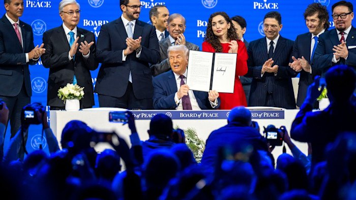 Trump’s Board of Peace gathers in Washington for first meeting