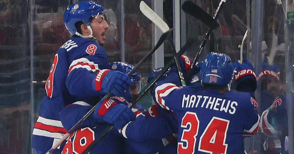 U.S. tops Sweden in men’s hockey quarterfinal in overtime