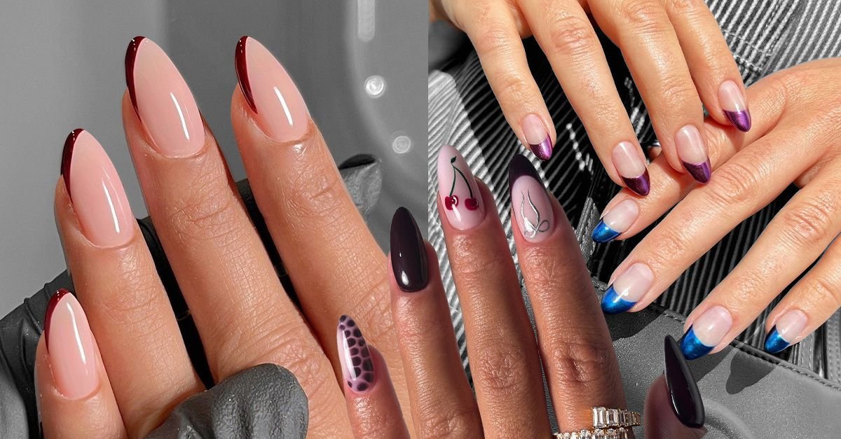 15 Dark Purple French Nail Ideas That Look Royally Chic