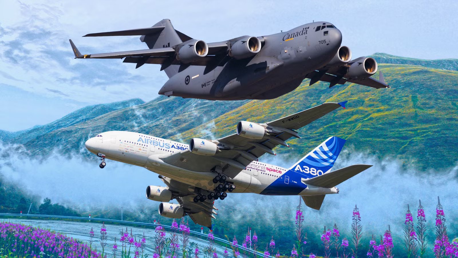 Is The Boeing C-17 Globemaster Bigger Than The Airbus A380?