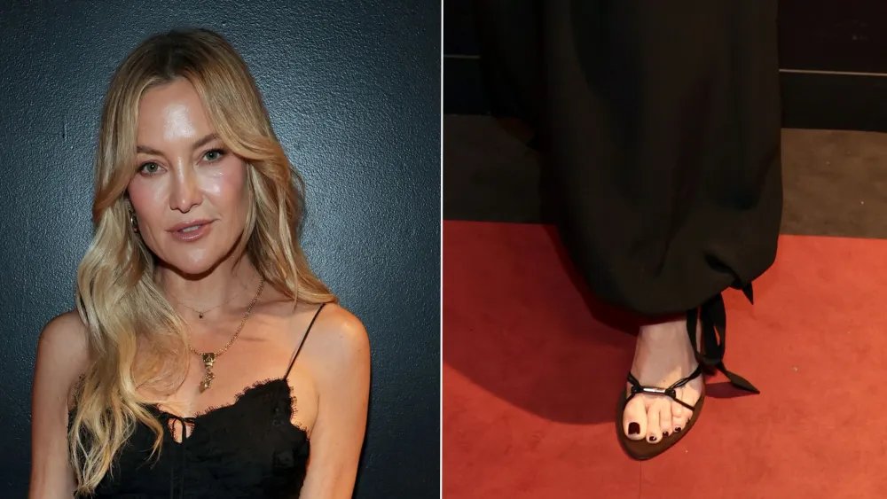 Kate Hudson Brings Back Boho in Strappy Cord Sandals at Spirit Awards