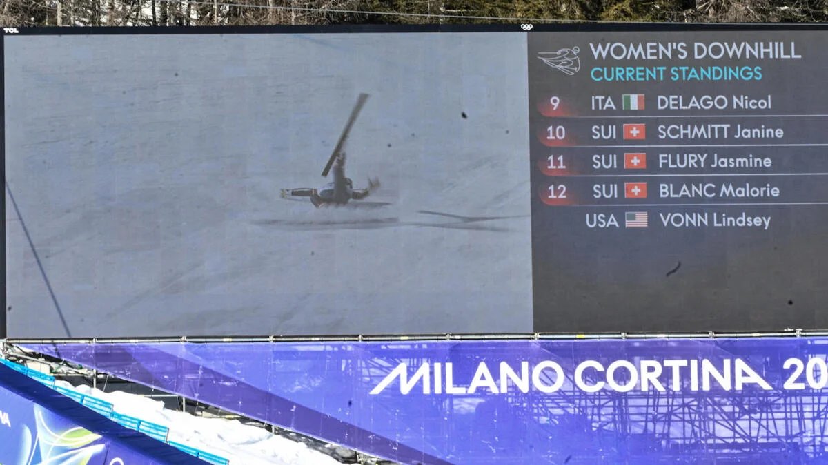 2026 Winter Olympics: Lindsey Vonn airlifted off mountain after crash