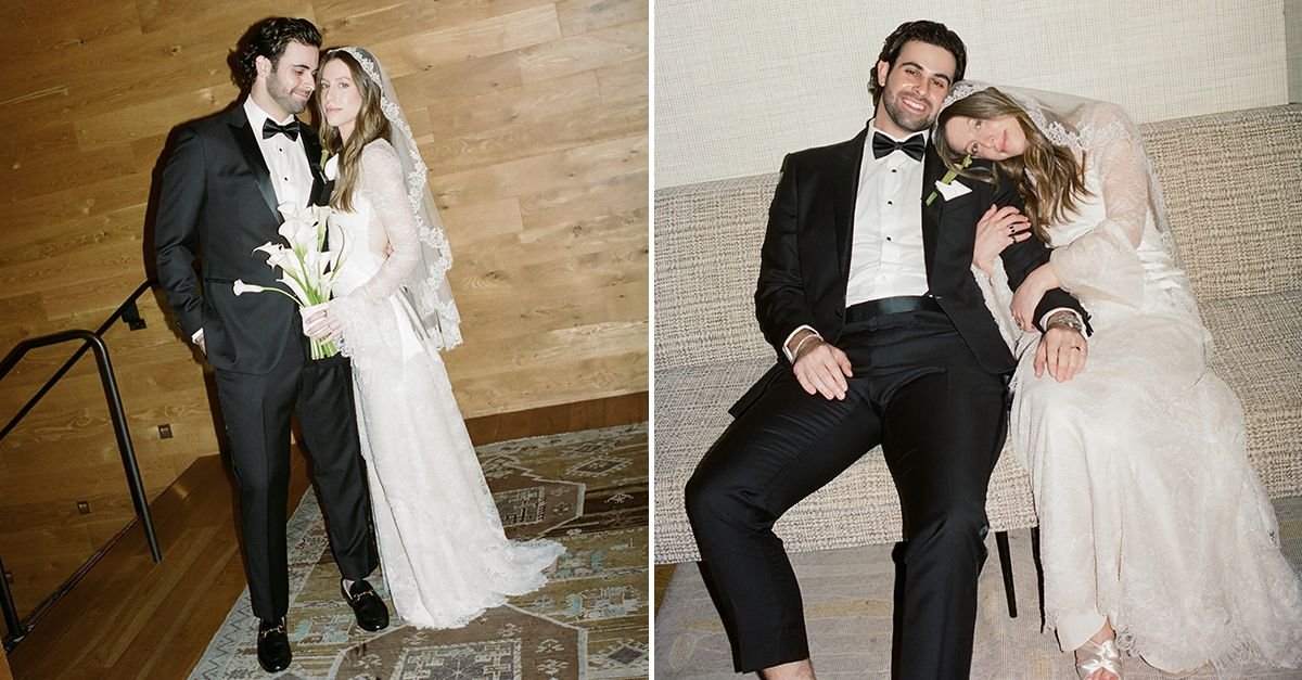 Who What Wear Weddings: Jamie Schneider and Issac Chevron