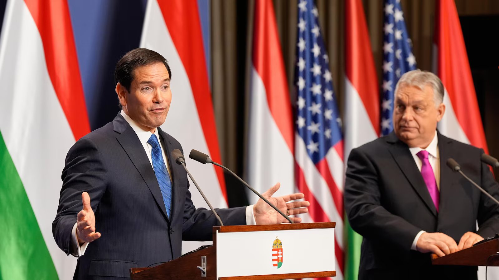 Rubio meets Orbán in Budapest as US and Hungary are to sign a civilian nuclear pact