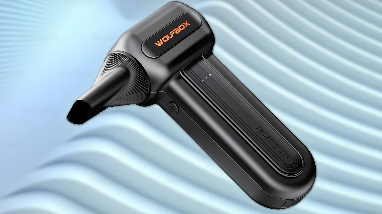 The New Wolfbox MF60 Electric Air Duster Has Great Build Quality and Airflow for Just $32