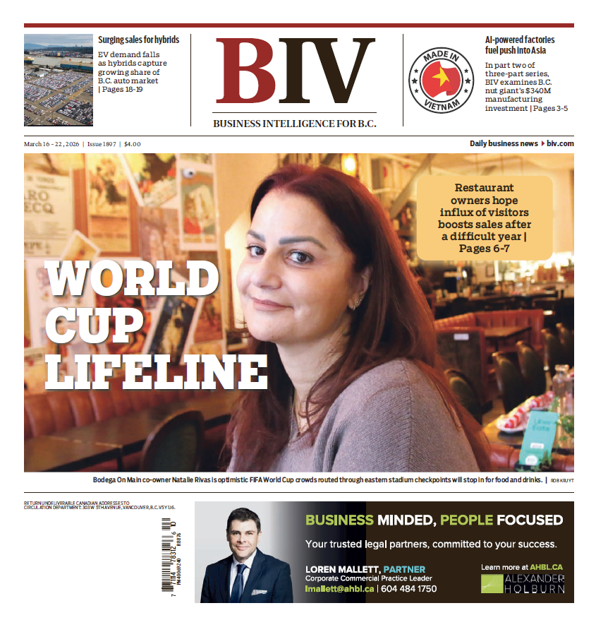 Business in Vancouver — March 16, 2026