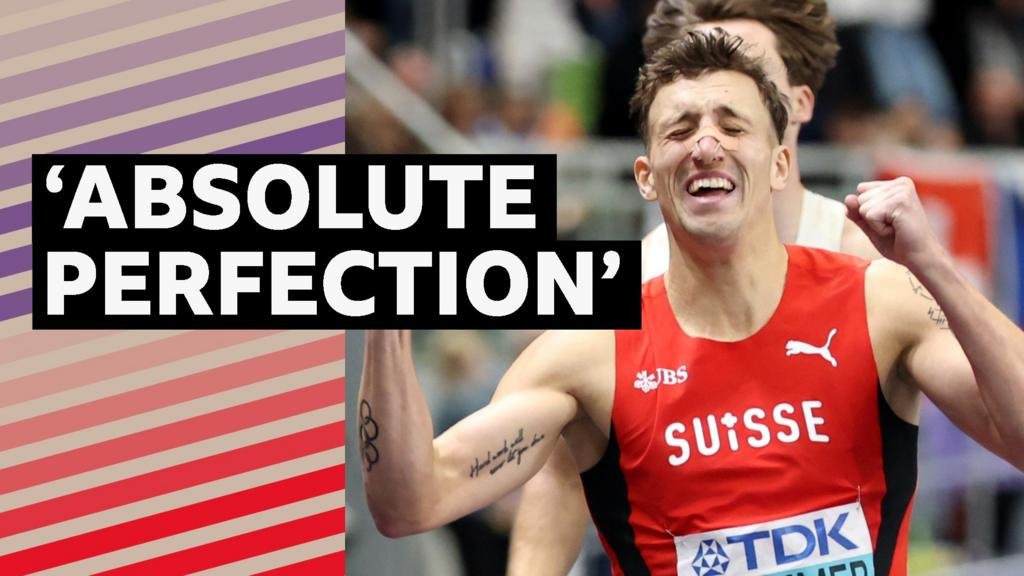 World Indoor Athletics Championships: Simon Ehammer breaks men’s hepathlon record