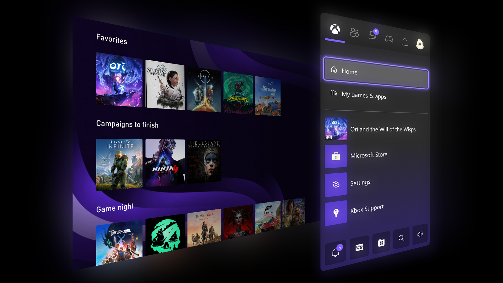 Available for Xbox Insiders: More Groups on Home, Custom User Colors, Quick Resume Settings, and More
