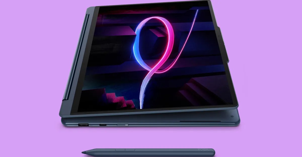 The new Yoga 9i 2-in-1 from Lenovo has an angled ‘canvas mode’ for easier note-taking