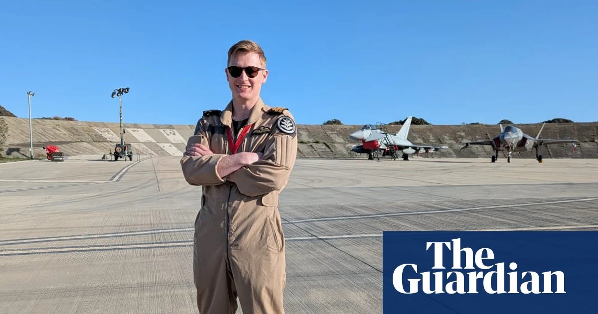 A beer at sunrise then back on duty – the British pilot who made RAF history shooting down Iranian drones | Royal Air Force