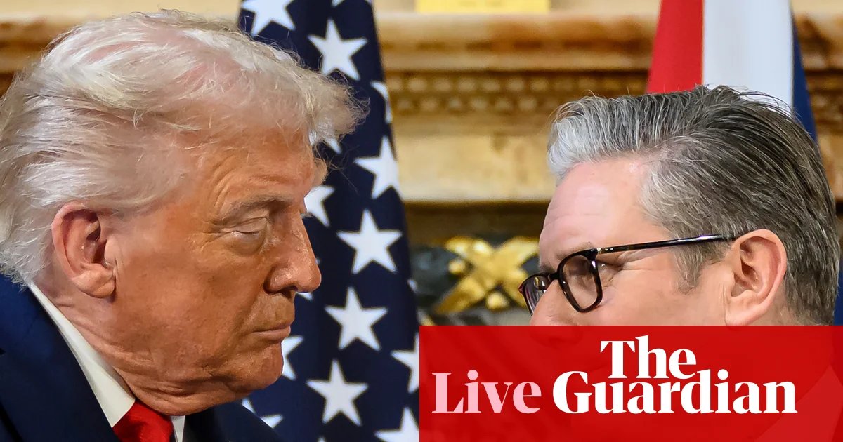 Minister dismisses Trump’s claim Starmer is ‘no Churchill’ – UK politics live | Politics