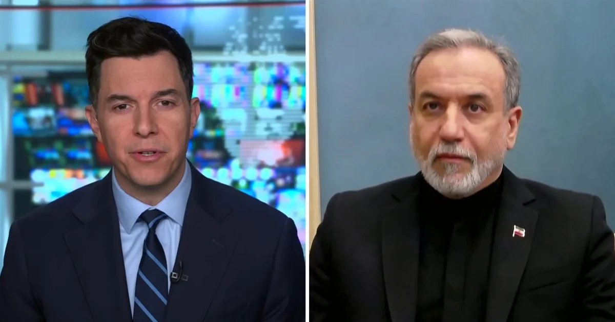 NBC News exclusive interview with Iran’s foreign minister on war with U.S.