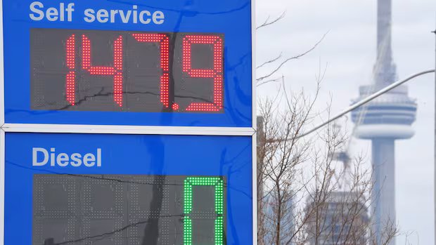 Canadians feel the pinch at the pump as conflict in the Middle East drives up gas prices