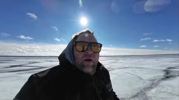 ‘That ain’t good’: Fisherman recounts harrowing helicopter rescue from drifting ice on Georgian Bay