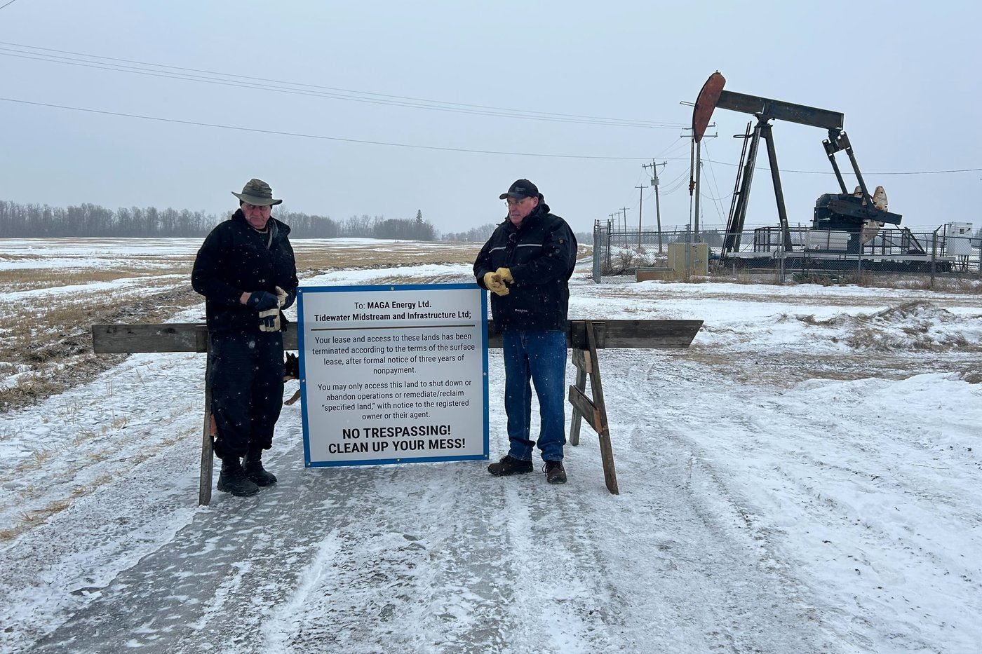 Alberta landowners take stand over years of missed payments by delinquent oil company