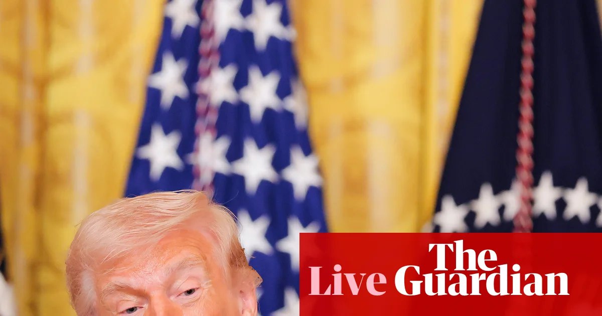 Trump issues fresh Iran warning, calling regime ‘deranged scumbags’ – US politics live | Donald Trump