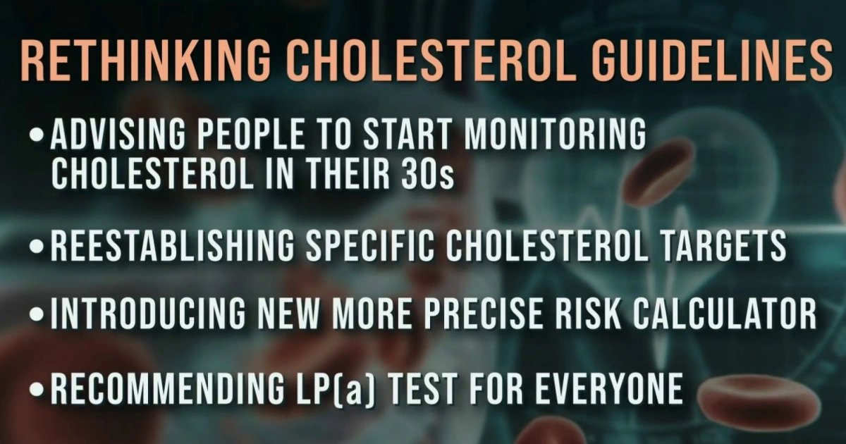New guidelines for managing cholesterol