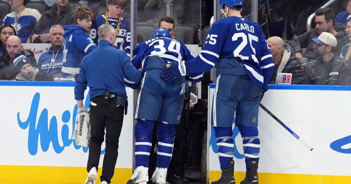 Season over for Leafs captain Auston Matthews, Radko Gudas suspended five games for hit