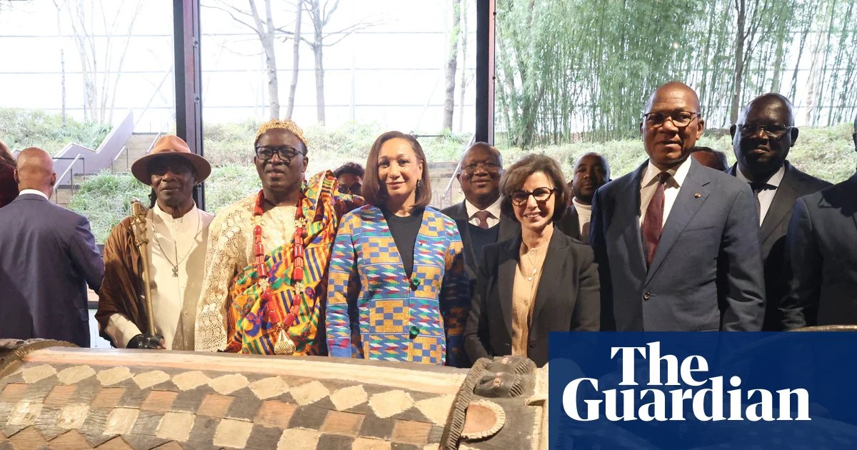 France returns sacred talking drum looted from Côte d’Ivoire over 100 years ago | Côte d’Ivoire