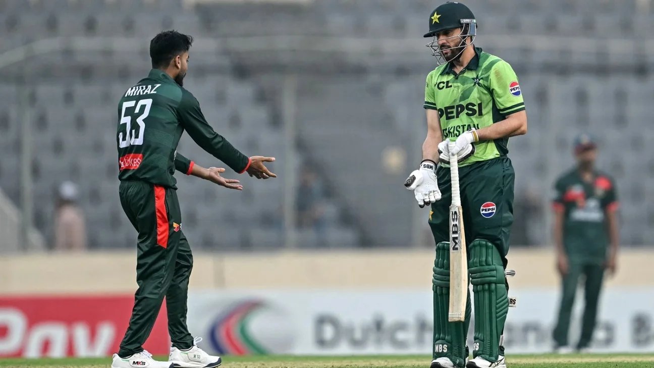 Ban vs Pak 2nd ODI – Salman Agha handed demerit point after run-out incident