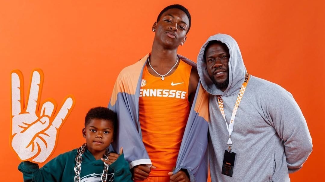 Kevin Hart’s son Hendrix commits to run track at Tennessee