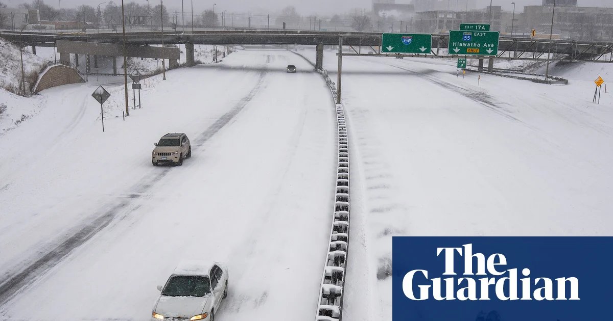 Weather tracker: heavy snowfall and freezing rain sweep across US and Canada | US weather