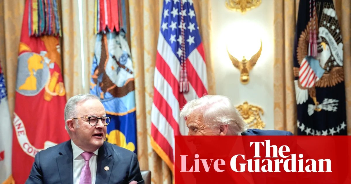 Australia news live: Trump lashes out at Australia over absence of allies against Iran; Cyclone Narelle forms in Coral Sea | Australia news