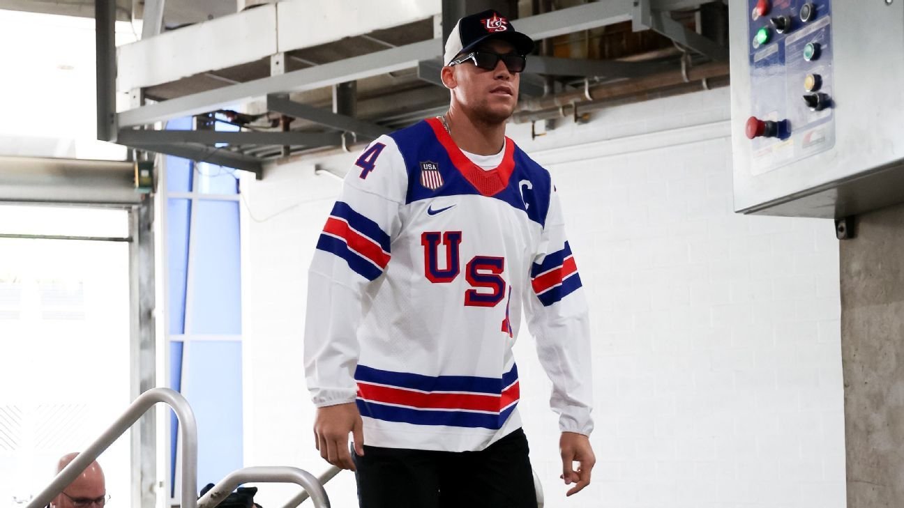 Team USA arrives at WBC championship in game-worn USA Olympic hockey jerseys