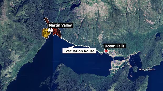 Evacuation order issued for Central Coast hamlet as heavy rain batters parts of B.C.