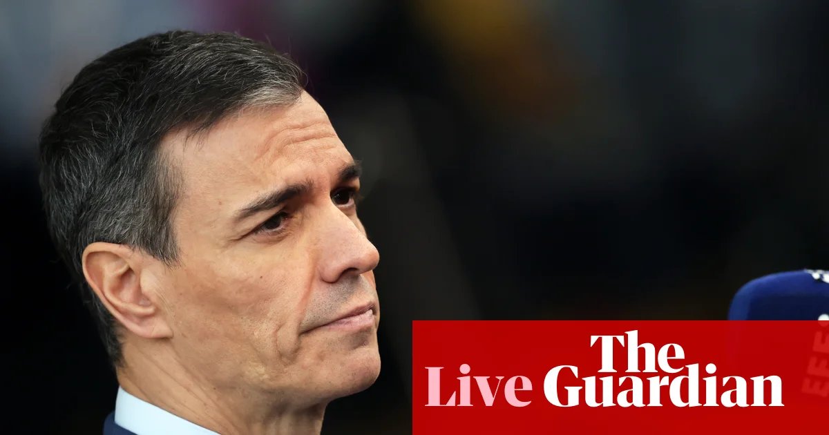Spain expected to adopt emergency tax cuts to counter impact of US-Israel war on Iran – Europe live | Europe