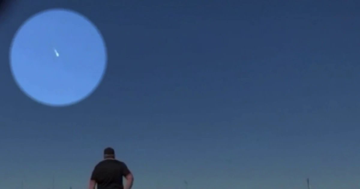 Meteor spotted streaking above Texas