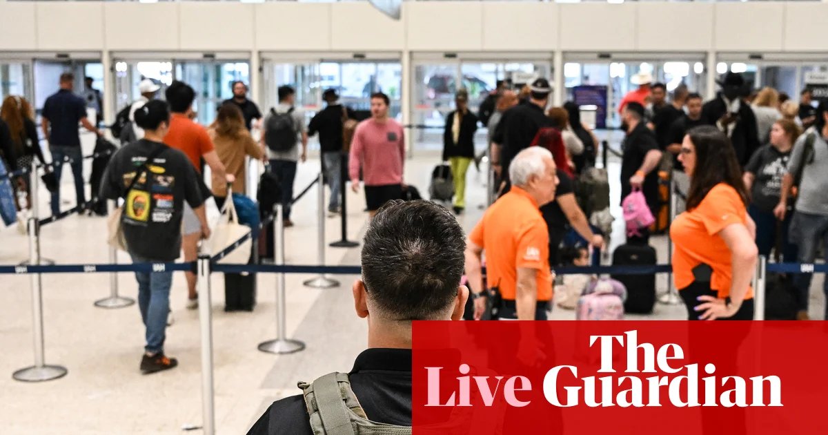 ICE officers at airports a ‘test run’ for deployment at midterm polling stations, Steve Bannon says – US politics live | US politics