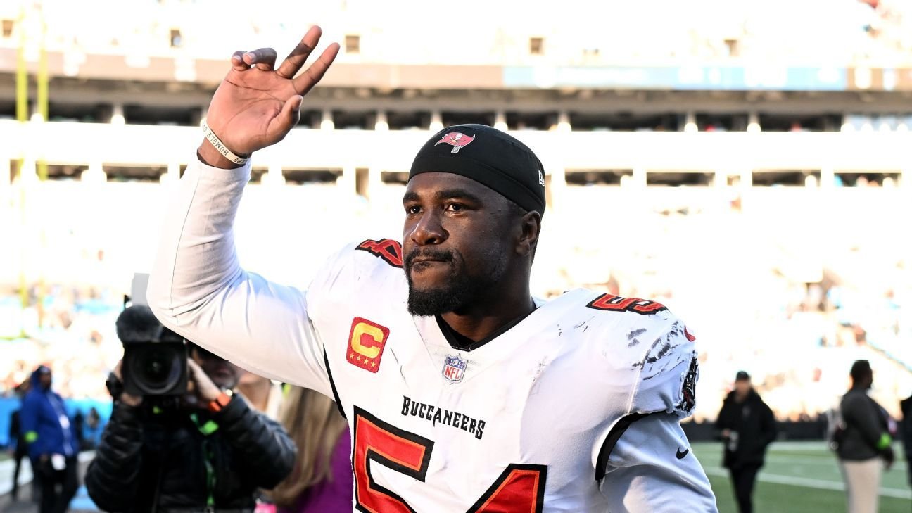 Buccaneers LB Lavonte David, 12-time captain, retires from NFL