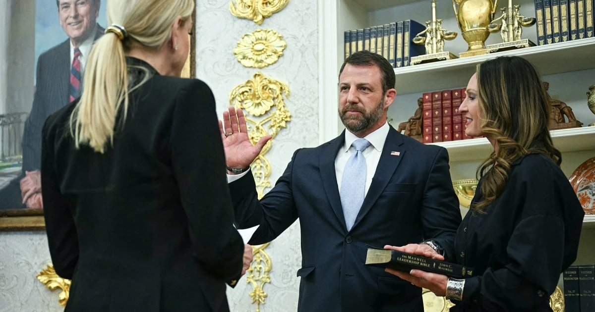 Markwayne Mullin sworn in to serve as Homeland Security Secretary