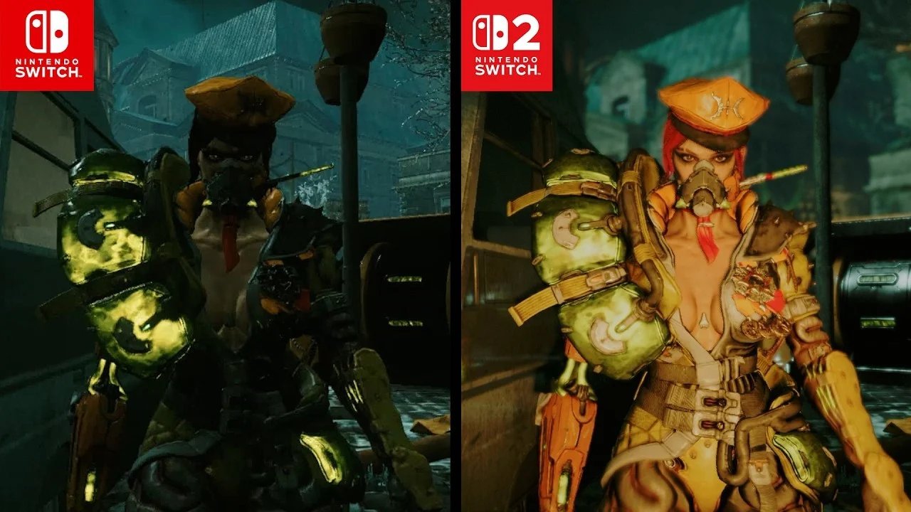 Video: Warframe Official Side-By-Side Comparison (Switch 2 & Switch)