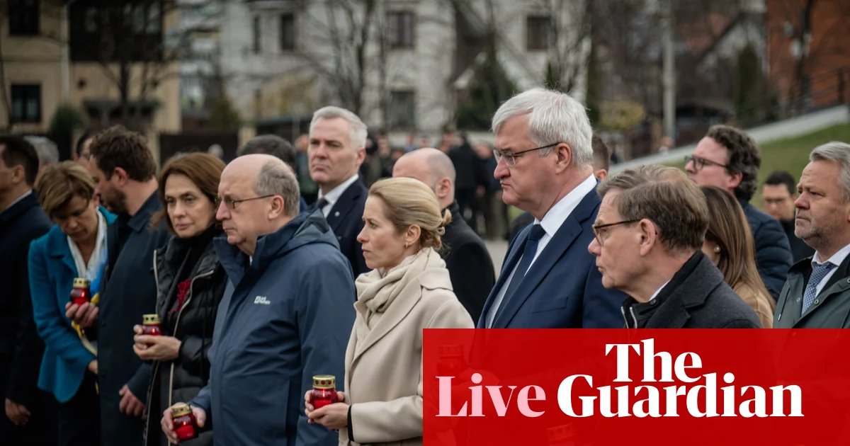 EU ministers arrive in Ukraine to mark Bucha massacre anniversary – Europe live | Ukraine