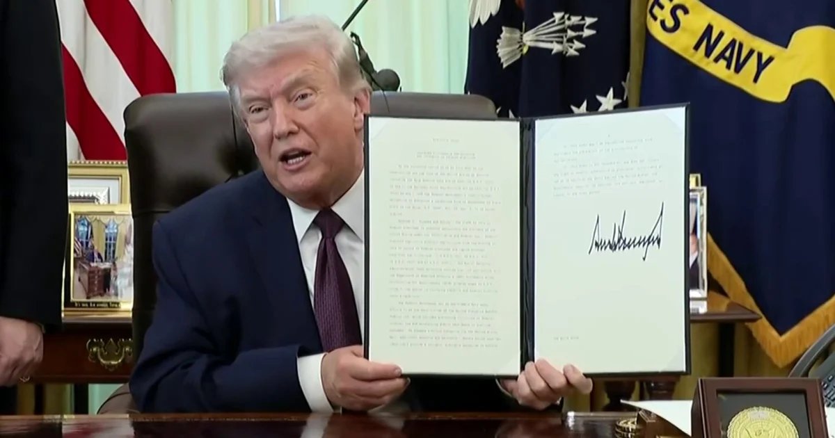 Trump addresses birthright citizenship, mail-in ballots during executive order signing