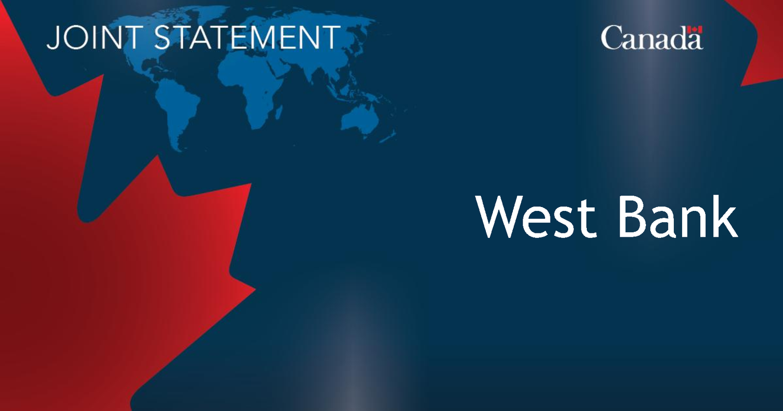 Joint statement on the approval of the creation of 19 new settlements in the occupied West Bank
