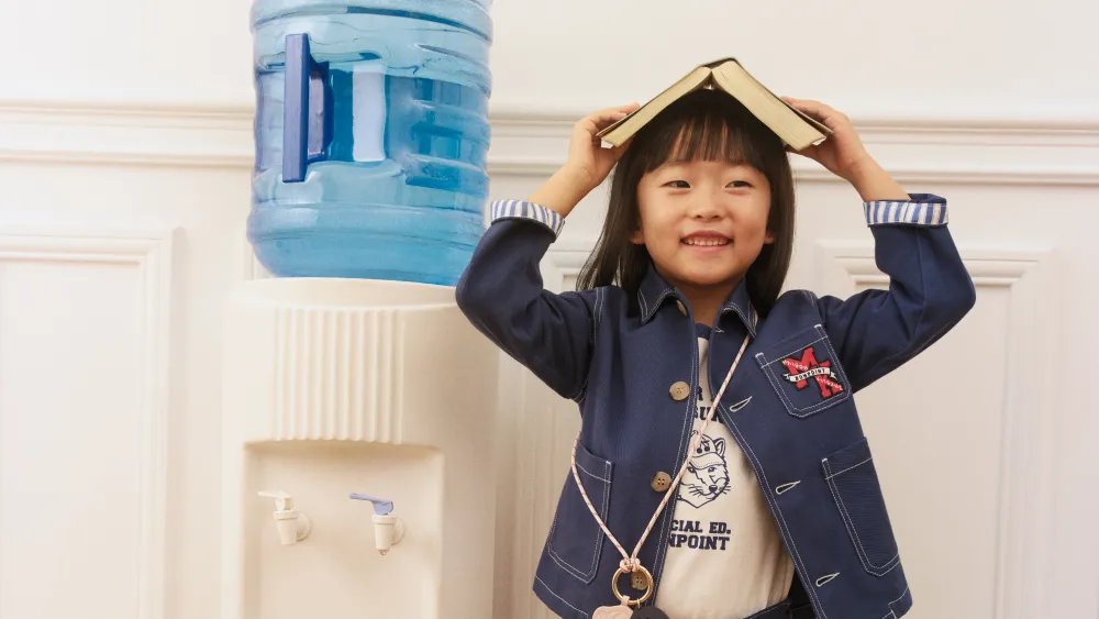 Maison Kitsuné x Bonpoint Unveil Preppy Kids Capsule “Cherry Planning”