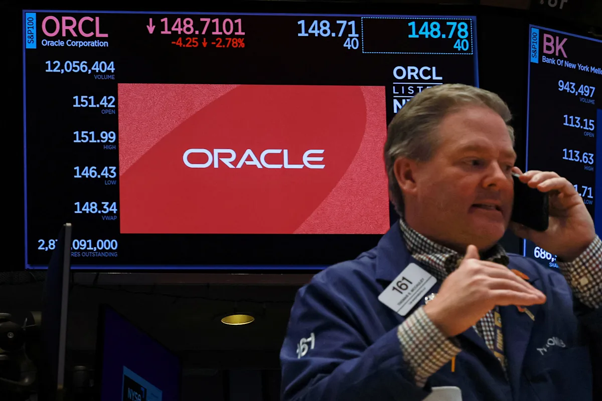 Oracle stock jumps on upbeat outlook, Campbell’s slides on cautious guidance