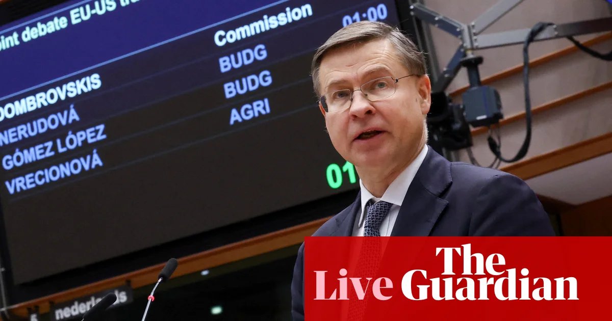 EU set to vote on trade deal with the US – Europe live | World news