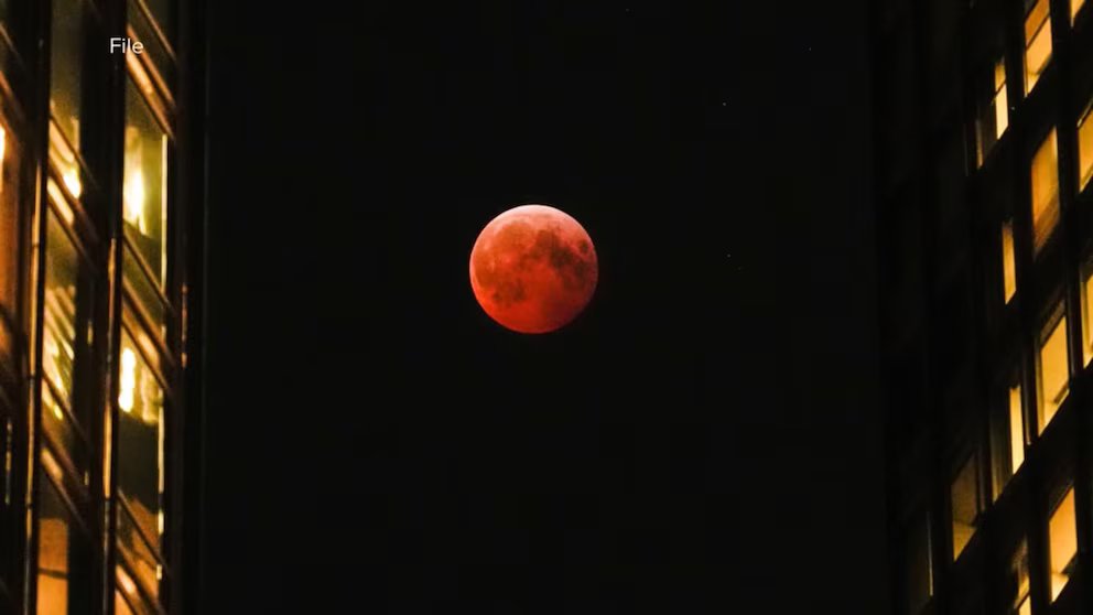 WATCH:  March's full moon brings total lunar eclipse