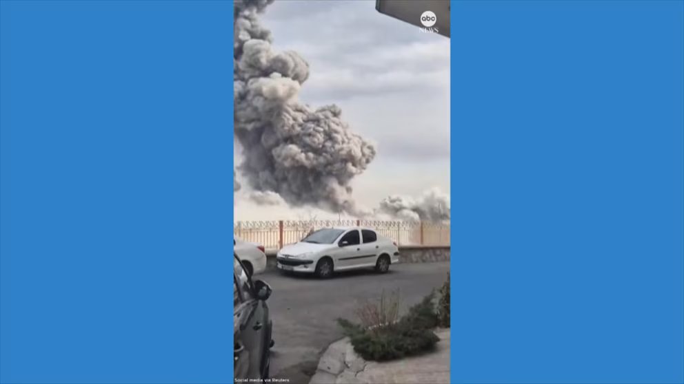 WATCH:  Eyewitness video captures Tehran airstrike