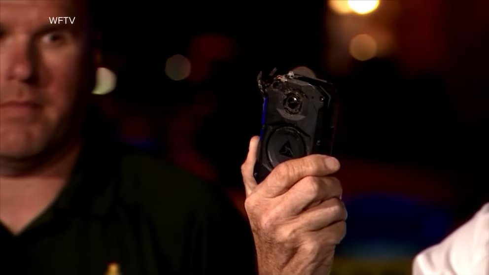 WATCH: Florida officer's body camera stops bullet in near fatal shooting