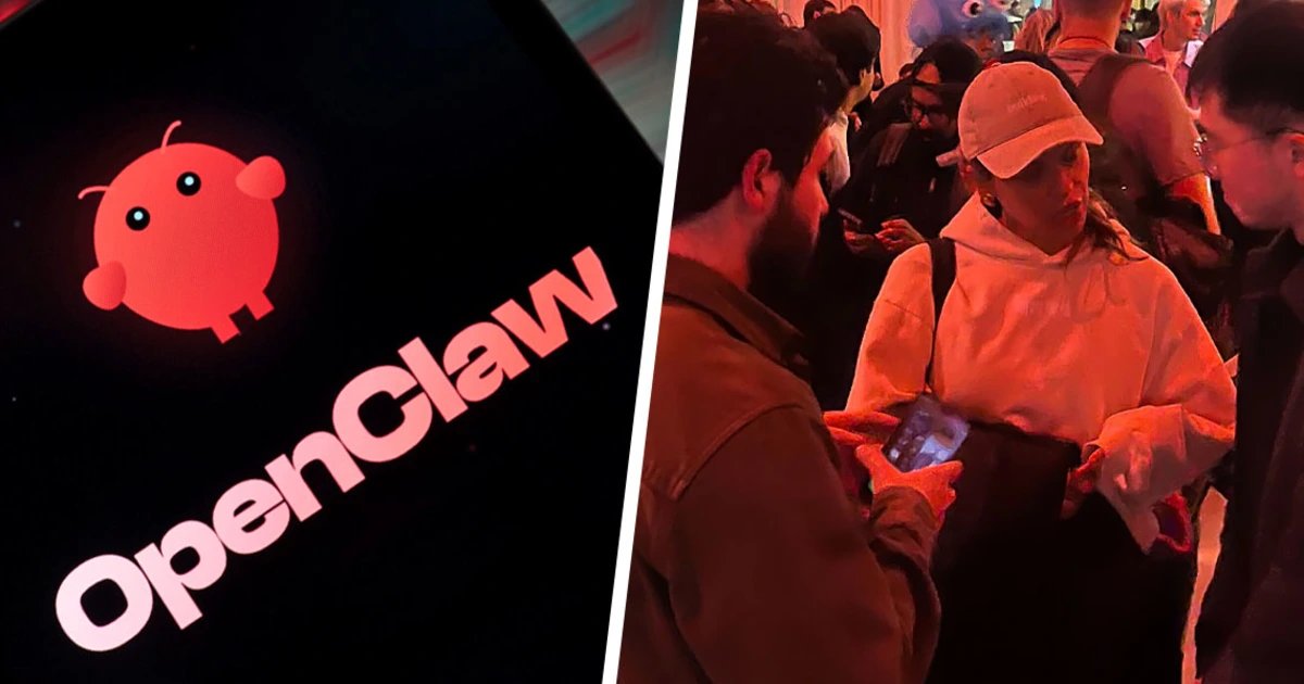 At a lobster-themed event for AI enthusiasts, exuberance with a side of cocktail sauce